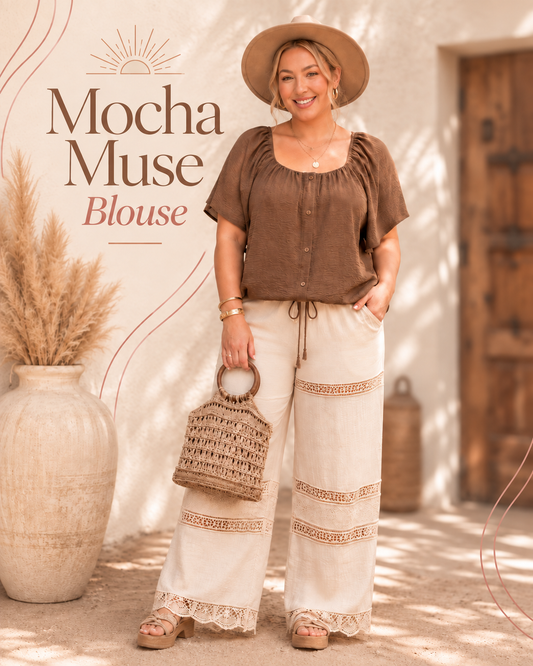 Mocha Muse Blouse
