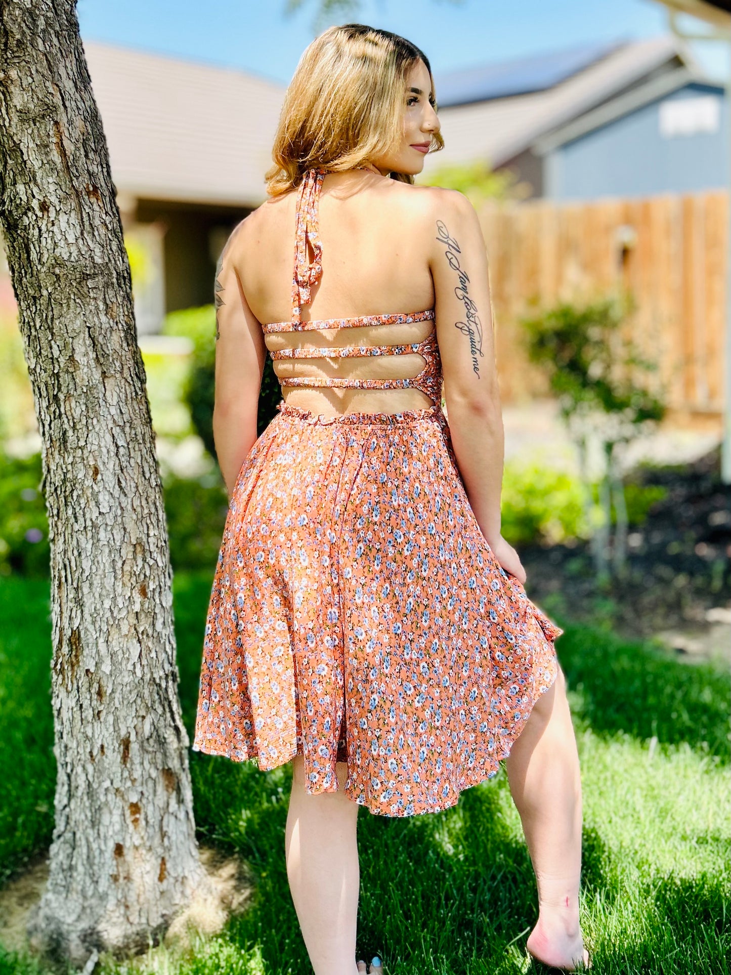 Desi Caged Dress