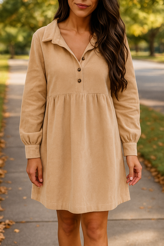 Grace Corduroy Mini Dress