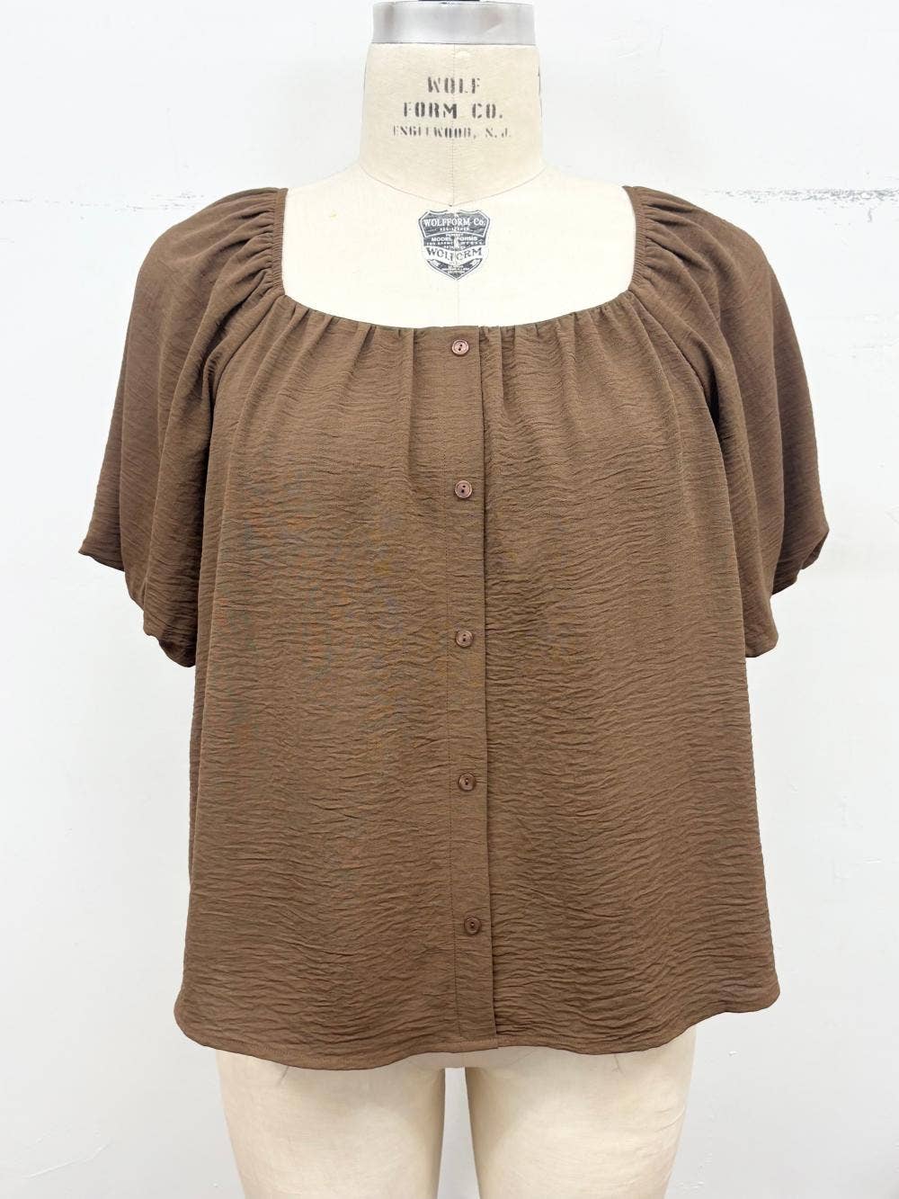Mocha Muse Blouse