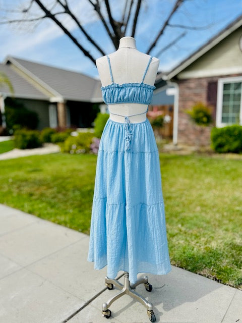 Serenity Sky Cutout Dress