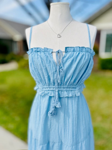 Serenity Sky Cutout Dress