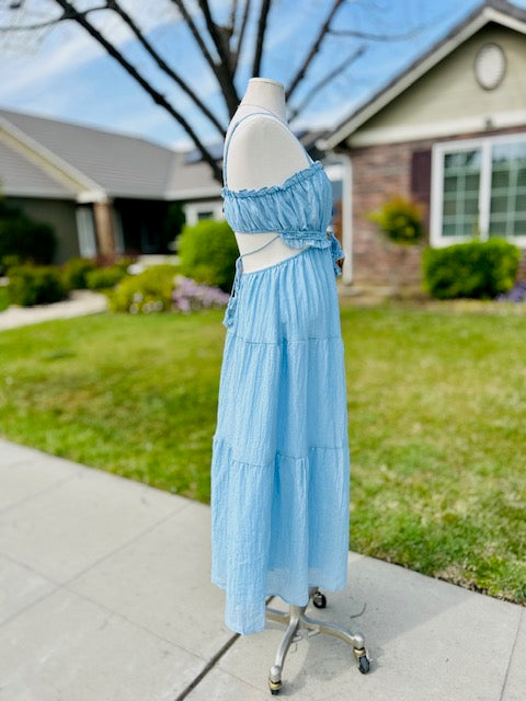 Serenity Sky Cutout Dress
