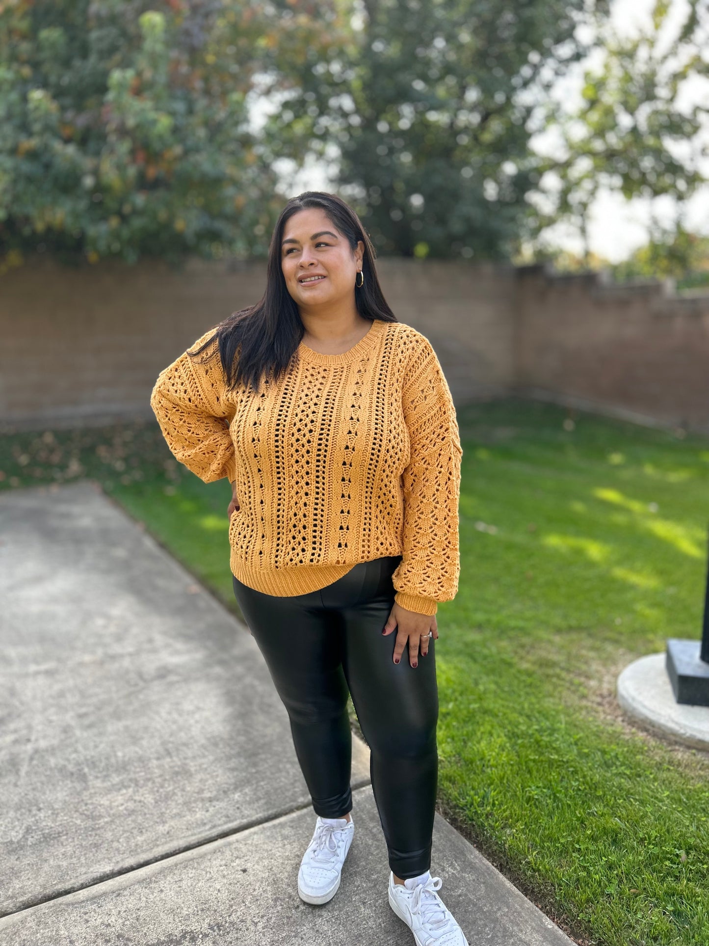 Ginger Open Weave Sweater