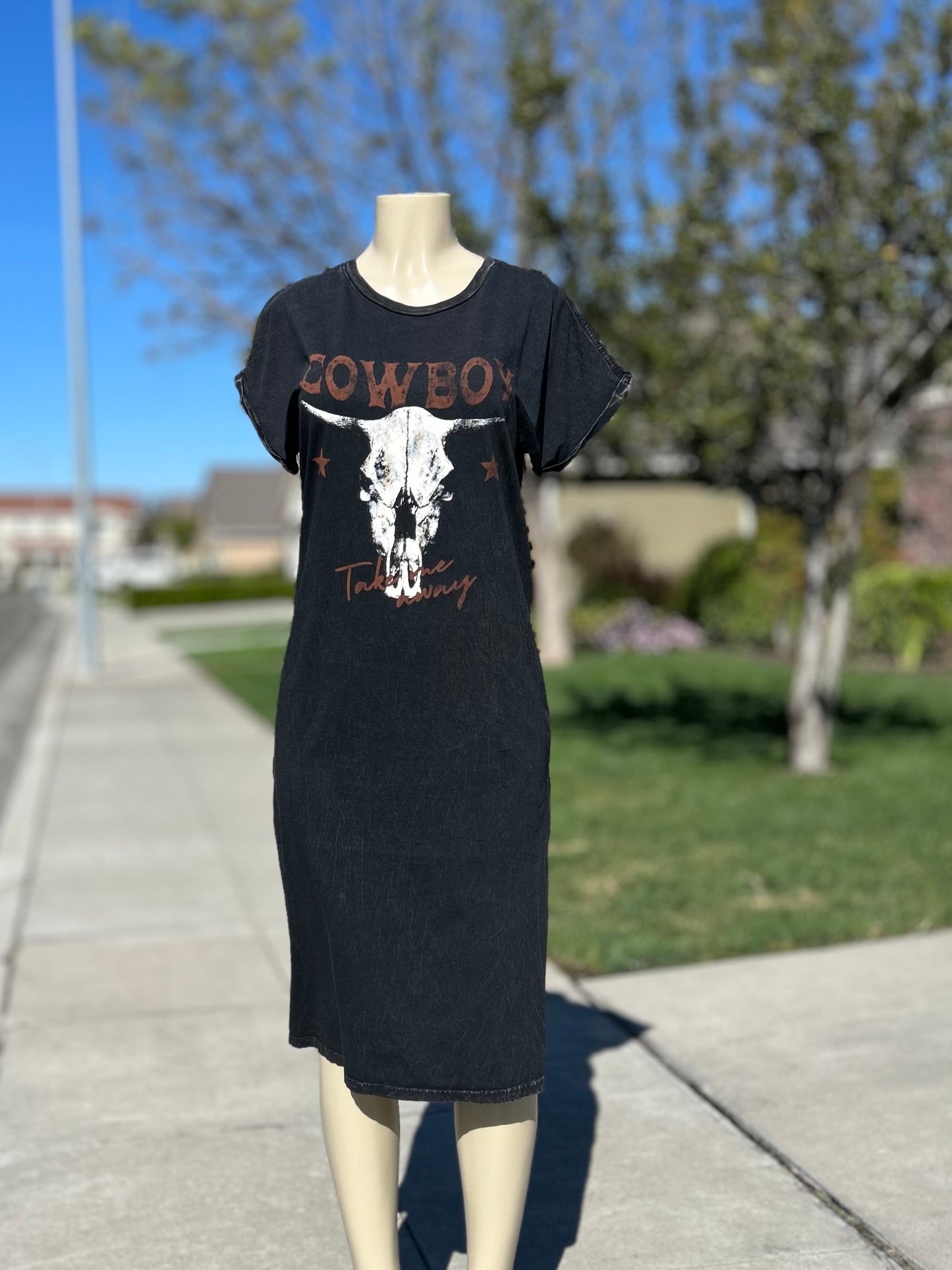 Cowboy Graphic Dress