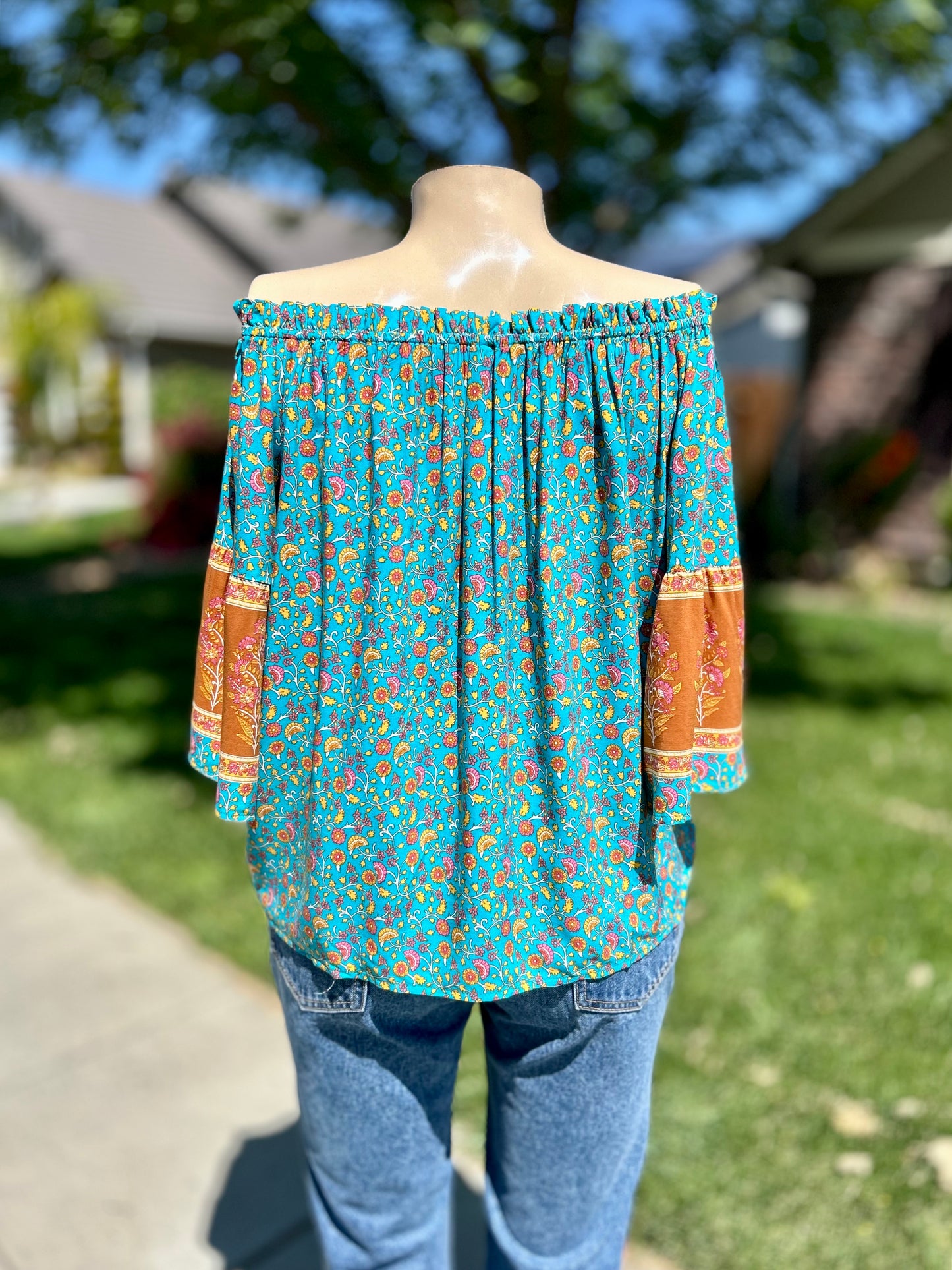 Boho Off Shoulder Top