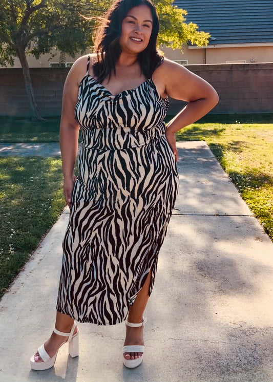 Morgan Animal Print Dress