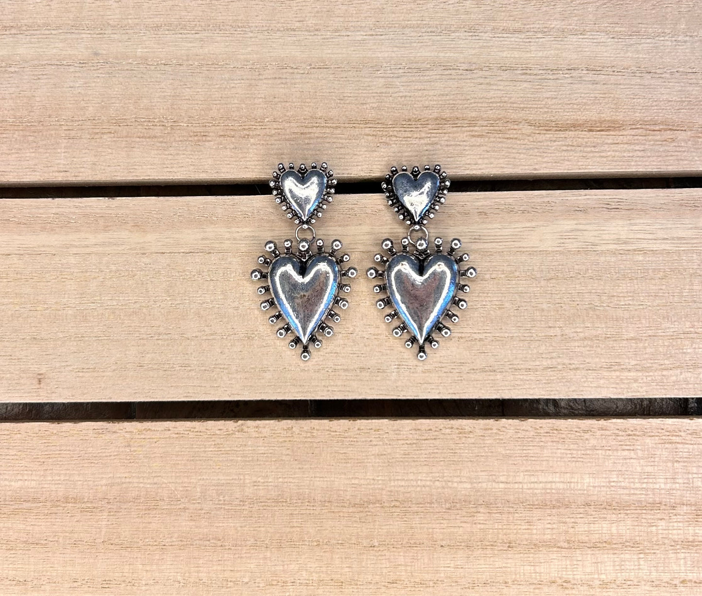 Western Style Heart Earrings