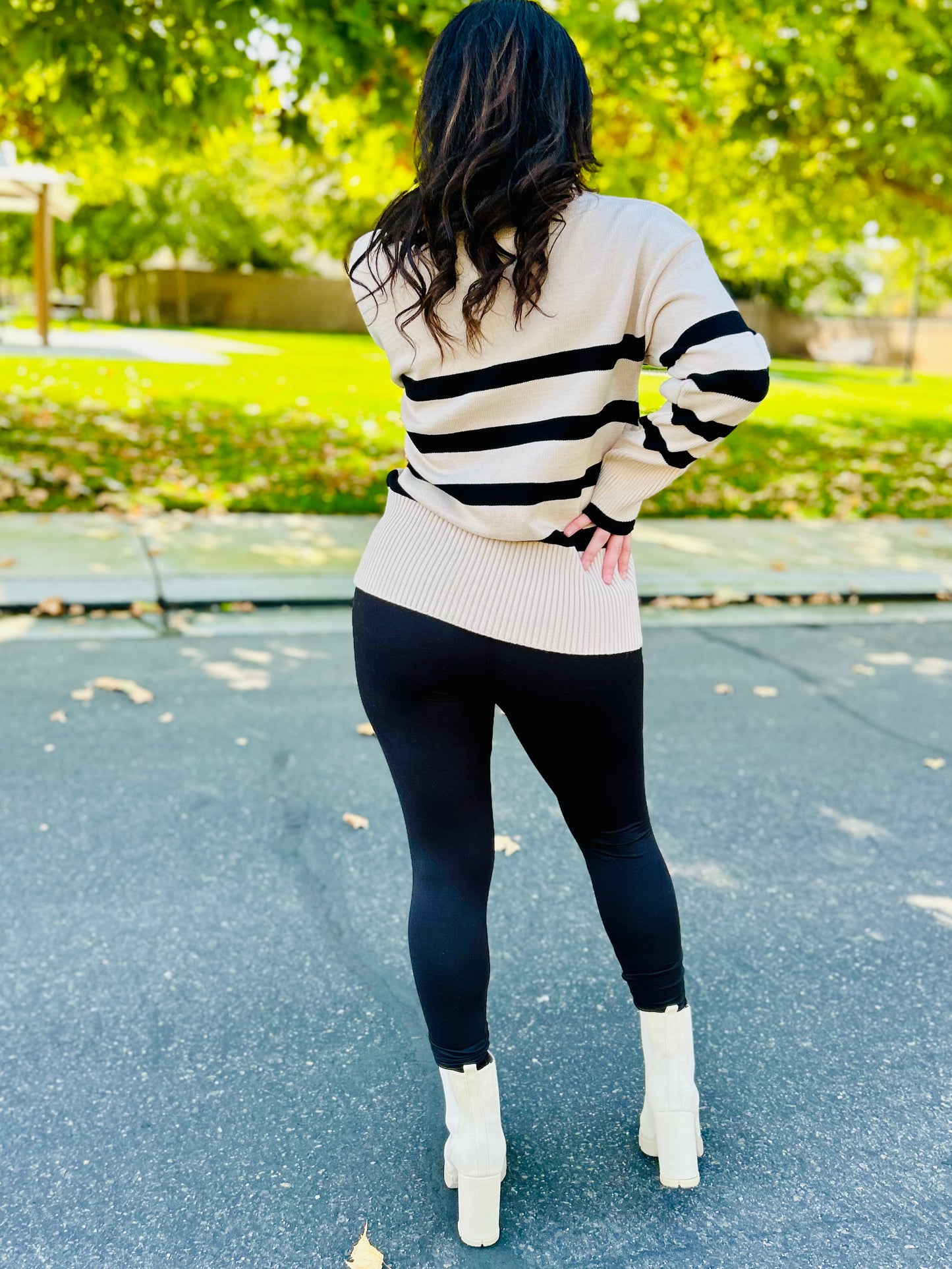 Nina Striped Sweater