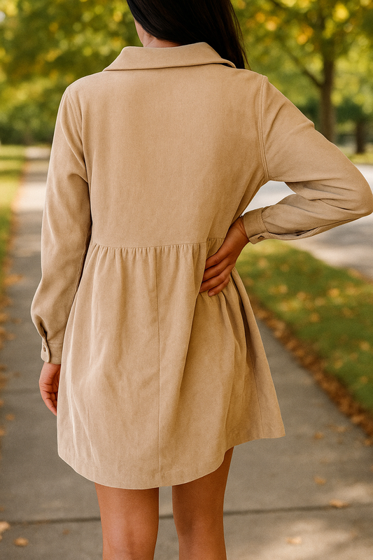 Grace Corduroy Mini Dress