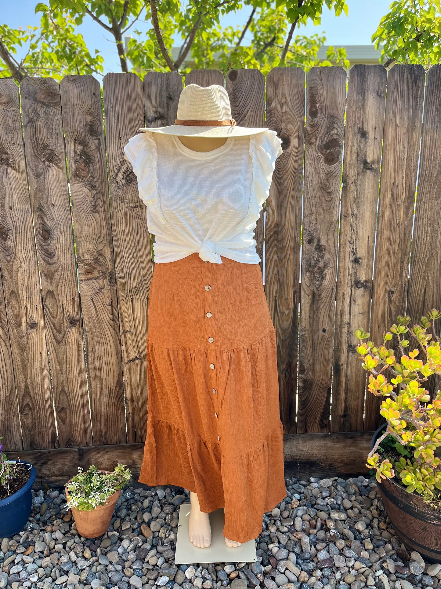 Abby Tiered Maxi Skirt